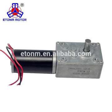 Nuevos productos de tipo pequeño 12v 24v motor micro 3.5 rpm humo de escape gusano motores de engranaje